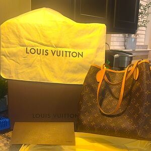 LOUIS VUITTON Gently used Neverfull MM Tote Bag Monogram purse & dust bag